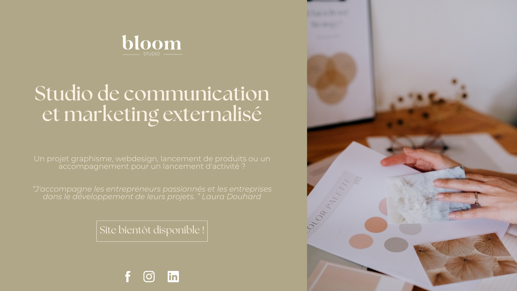 Coming soon - bloom studio